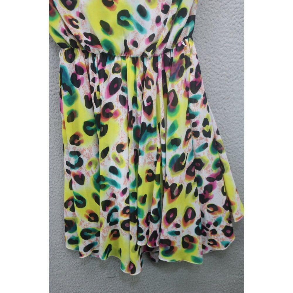 XOXO Chiffon Colorful Asymmetrical Dress-Size Medium-Pockets-Fairy-Whimsigoth - Picture 10 of 13